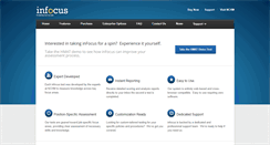 Desktop Screenshot of infocustesting.net